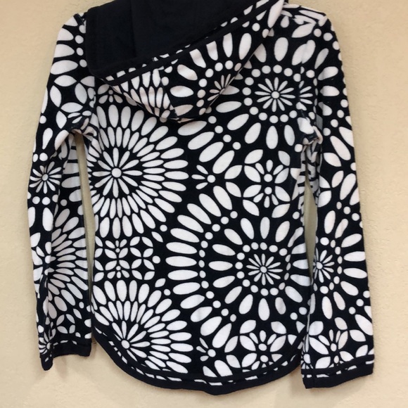 Tory Burch womans Wanda Towel Material Hooded Tunic Top Coverup V-neck size XS - Picture 6 of 8